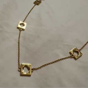 Kate Spade gold spade long necklace